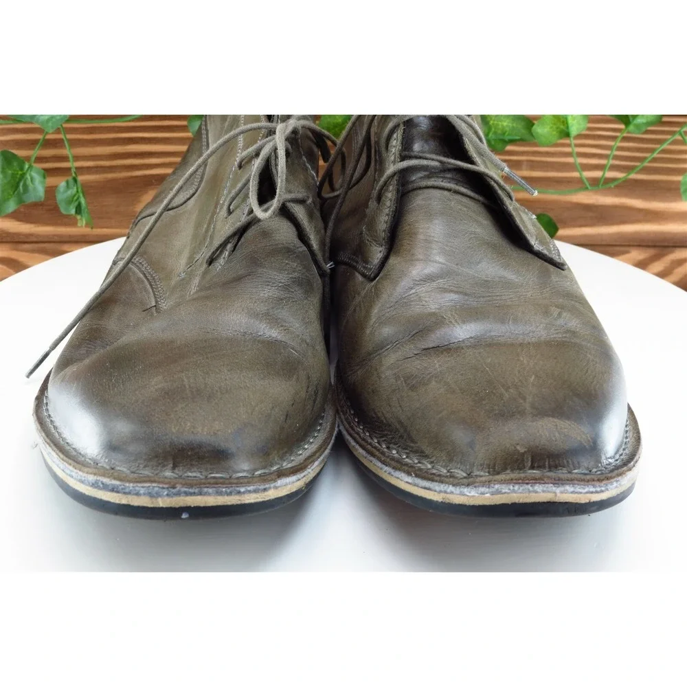 Steve Madden Boots Sz 11.5 M‎ Brown Round Toe Chukka Leather Men